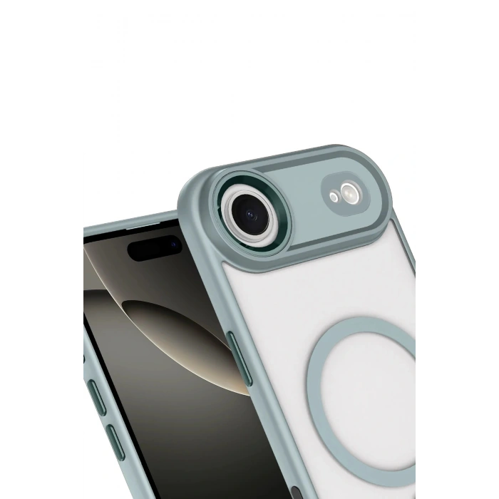 Apple iPhone 17 Air Terea Magsafe Kapak - Gri