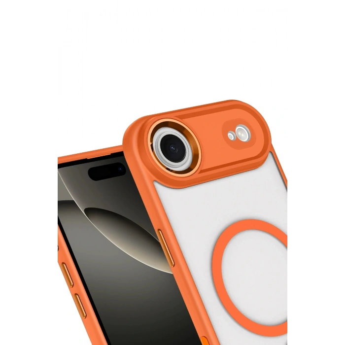 Apple iPhone 17 Air Terea Magsafe Kapak - Turuncu