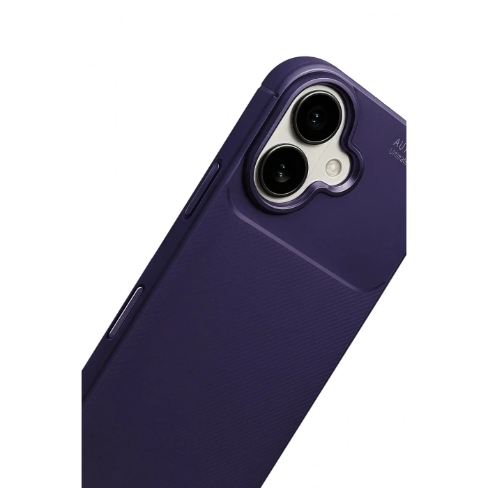 Apple iPhone 17 Auto Focus Karbon Kapak - Lacivert