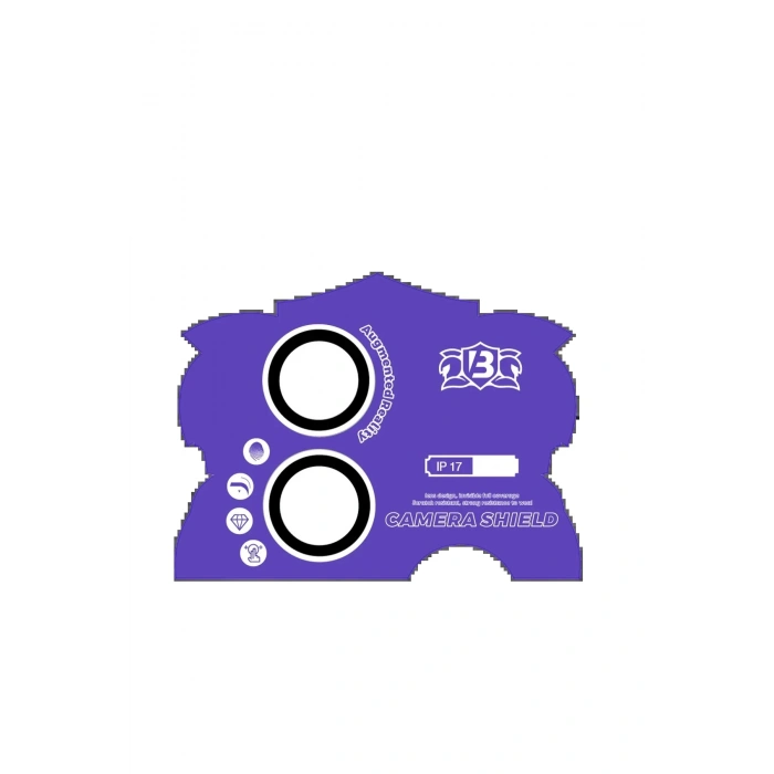 Apple iPhone 17 Bilvis Titan Kamera Lens - Gümüş