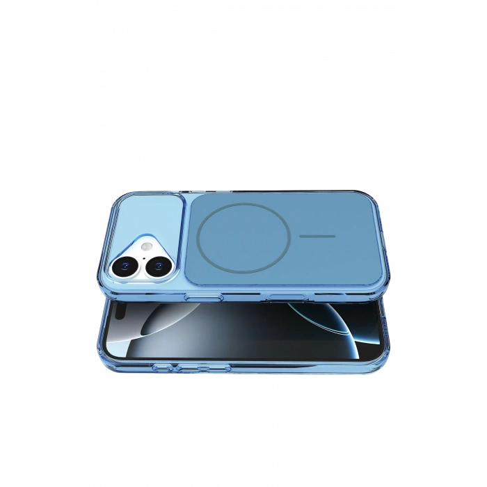 Apple iPhone 17 Bruma Magsafe Kapak - Mavi