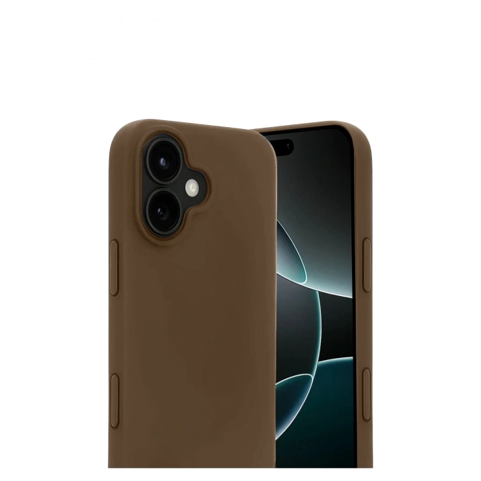 Apple iPhone 17 First Silikon - Kahverengi