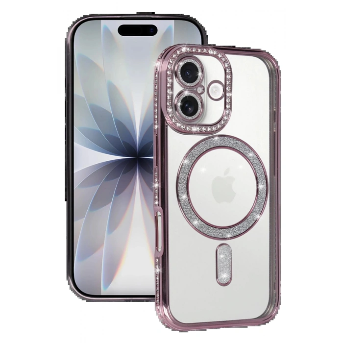 Apple iPhone 17 Joke Simli Magneticsafe Kılıf - Pembe