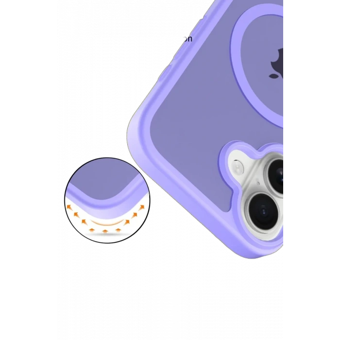 Apple iPhone 17 Jota Magsafe Kapak - Lila