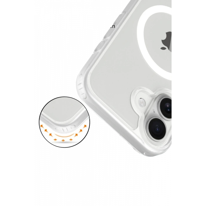 Apple iPhone 17 Jota Magsafe Kapak - Şeffaf