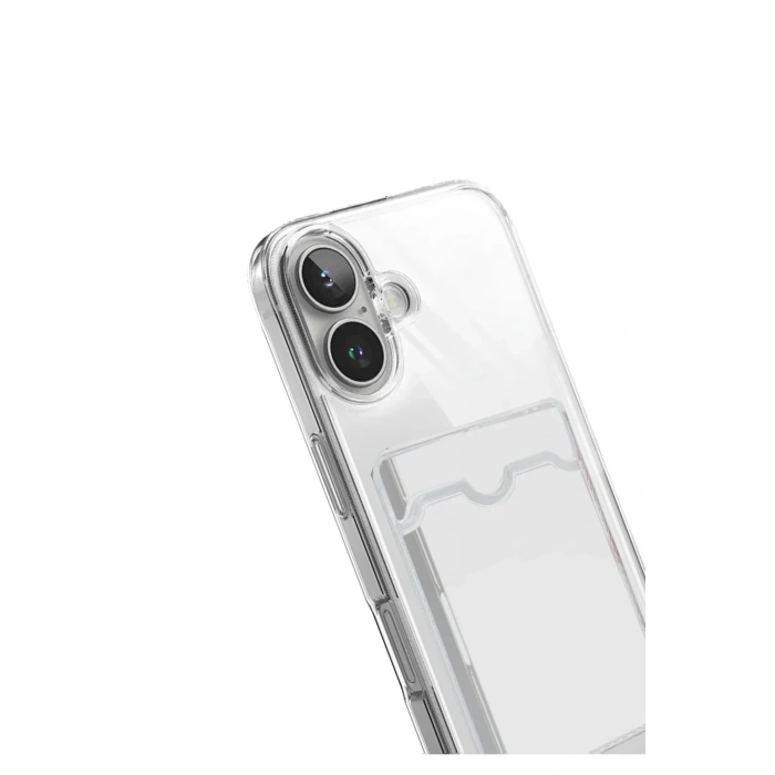 Apple iPhone 17 Kart Şeffaf Silikon - Şeffaf