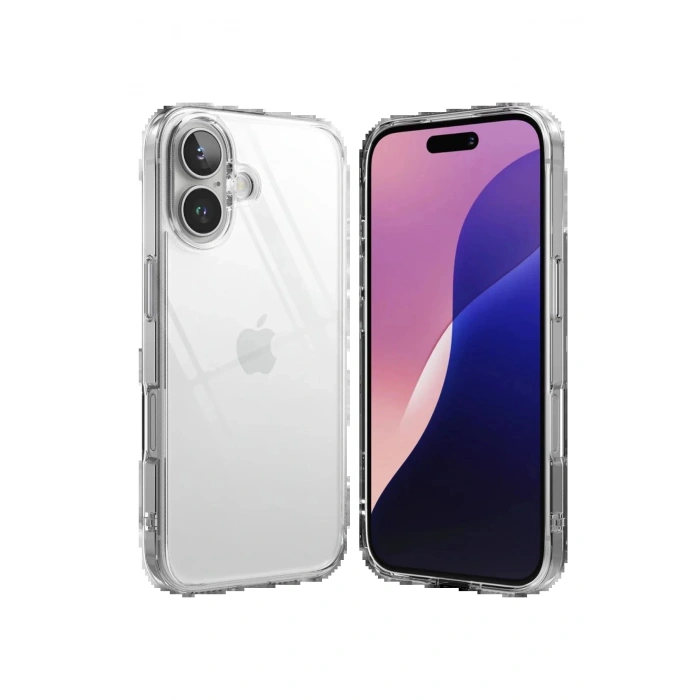 Apple iPhone 17 Lüx Şeffaf Silikon - Şeffaf