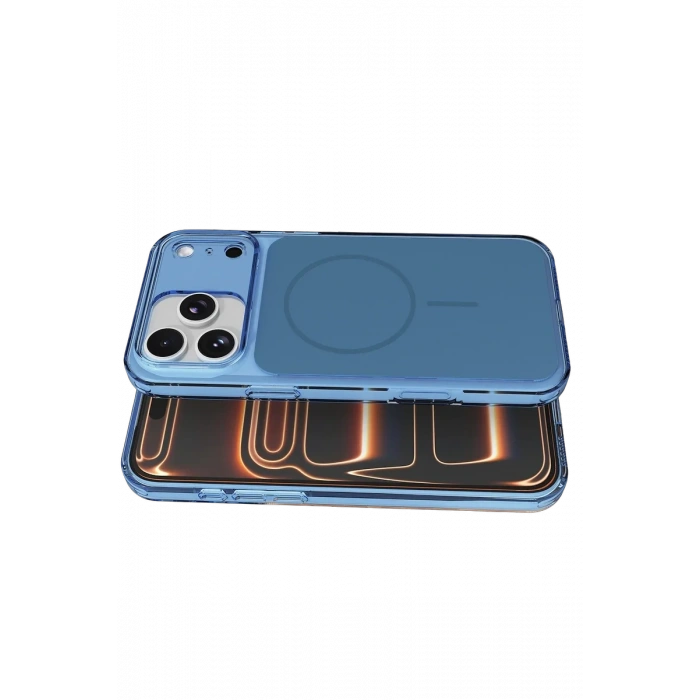 Apple iPhone 17 Pro Bruma Magsafe Kapak - Mavi