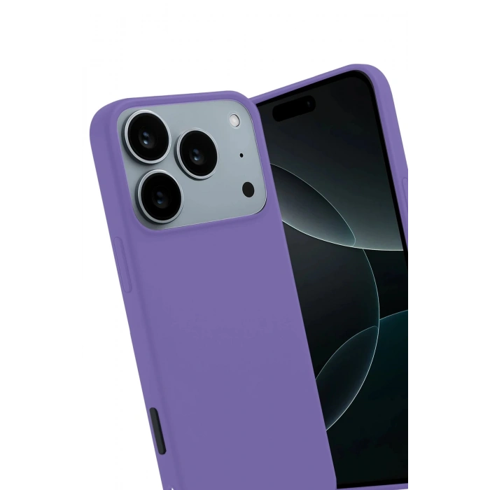 Apple iPhone 17 Pro First Silikon - Lila