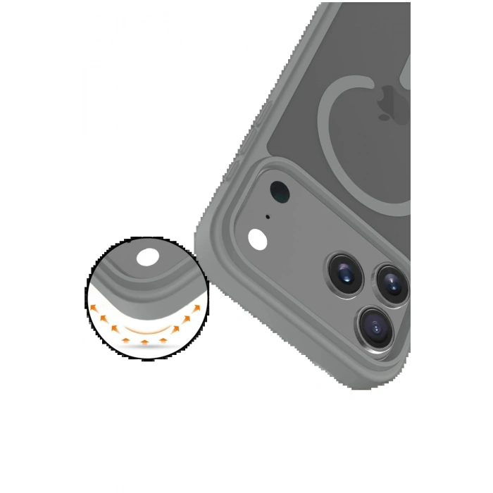 Apple iPhone 17 Pro Jota Magsafe Kapak - Çöl Titanyum