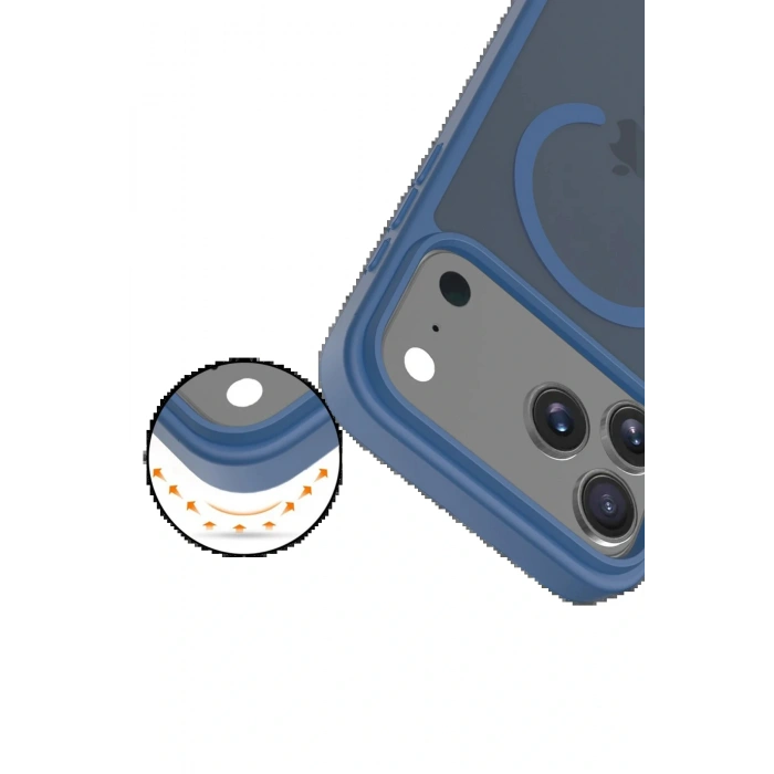 Apple iPhone 17 Pro Jota Magsafe Kapak - Lacivert