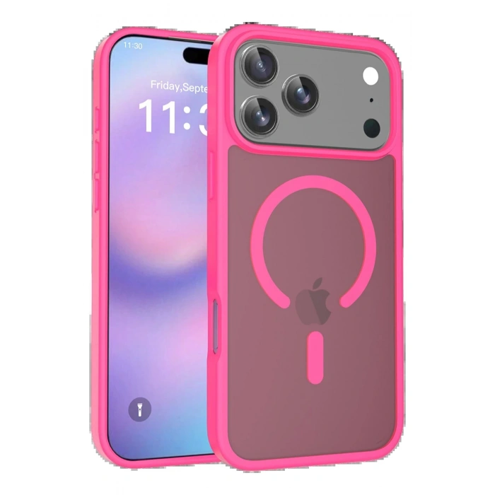 Apple iPhone 17 Pro Jota Magsafe Kapak - Rose