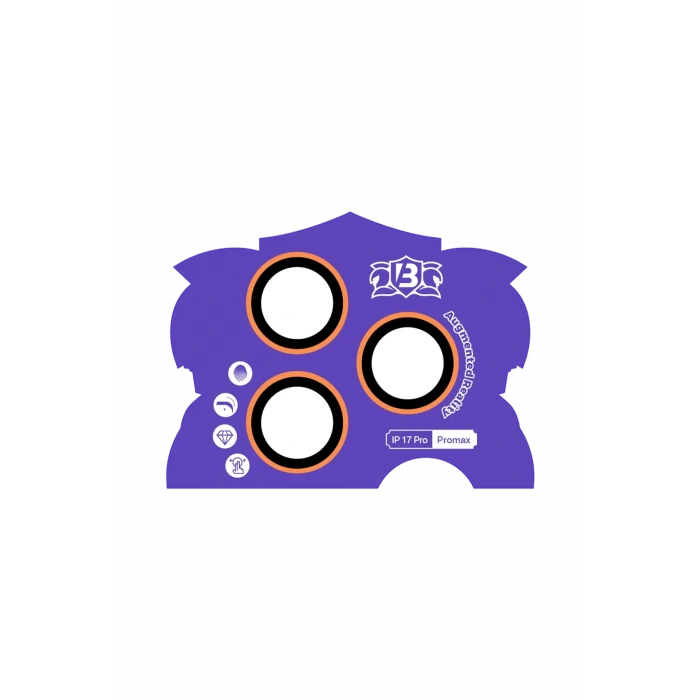 Apple iPhone 17 Pro Max Bilvis Titan Kamera Lens - Turuncu