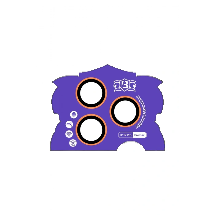 Apple iPhone 17 Pro Max Bilvis Titan Kamera Lens - Turuncu