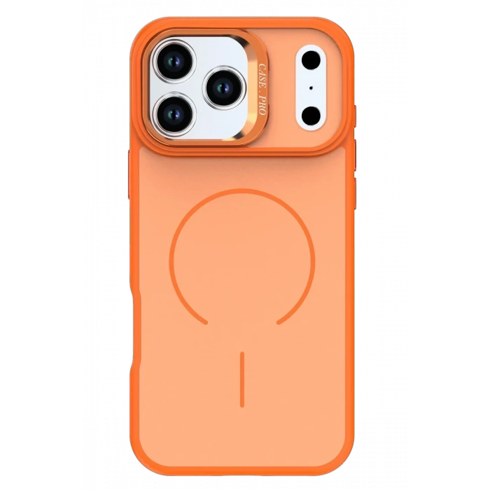 Apple iPhone 17 Pro Max Flexa Magsafe Kapak - Turuncu