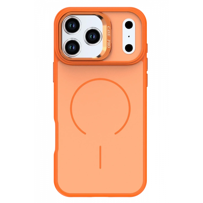 Apple iPhone 17 Pro Max Flexa Magsafe Kapak - Turuncu