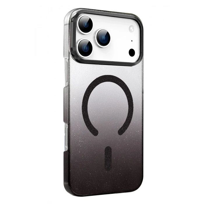 Apple iPhone 17 Pro Max Glossy Magsafe Kapak - Siyah