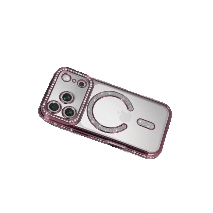 Apple iPhone 17 Pro Max Joke Simli Magneticsafe Kılıf - Pembe