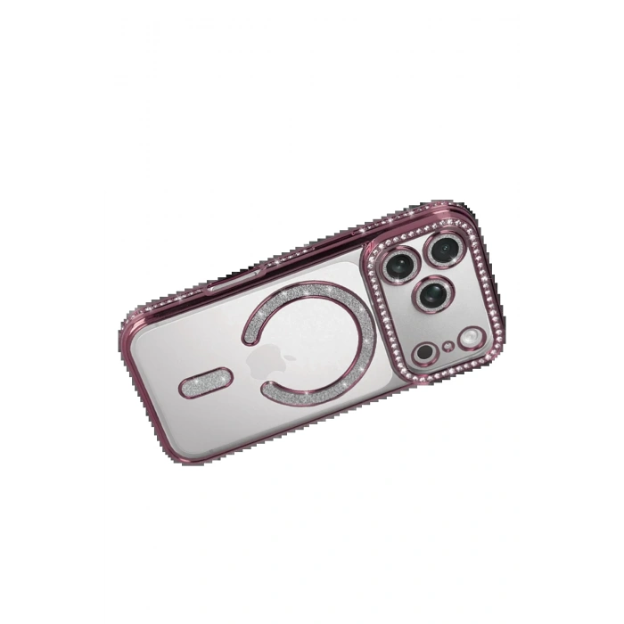 Apple iPhone 17 Pro Max Joke Simli Magneticsafe Kılıf - Pembe