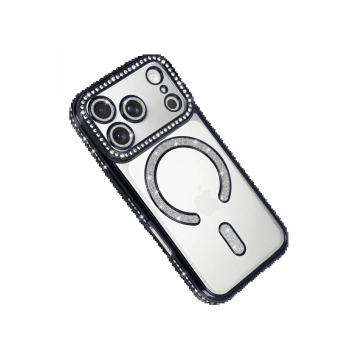 Apple iPhone 17 Pro Max Joke Simli Magneticsafe Kılıf - Siyah