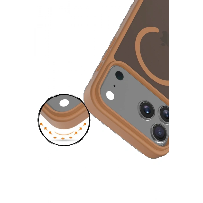 Apple iPhone 17 Pro Max Jota Magsafe Kapak - Çöl Titanyum