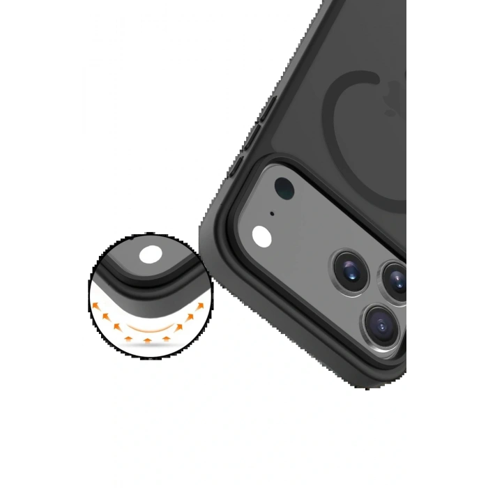 Apple iPhone 17 Pro Max Jota Magsafe Kapak - Siyah