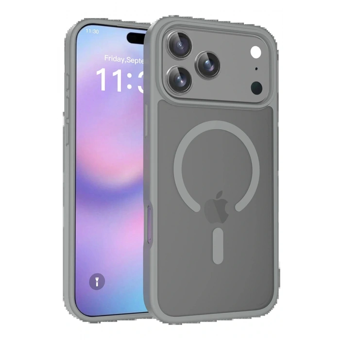 Apple iPhone 17 Pro Max Jota Magsafe Kapak - Titan Gri