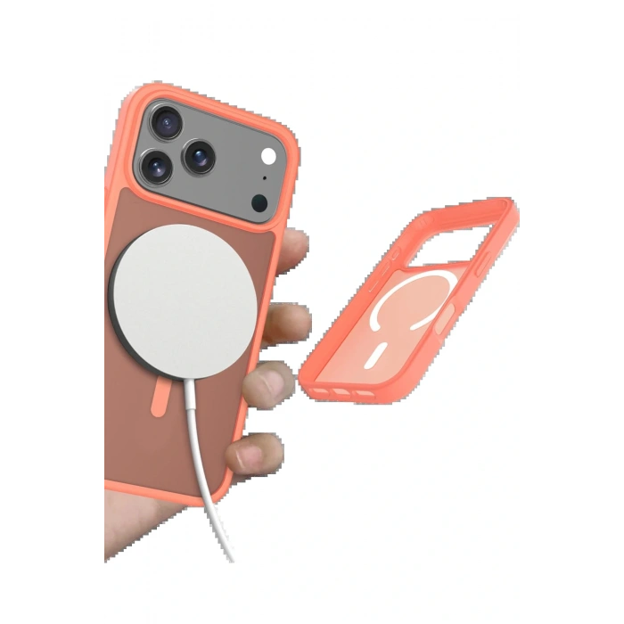 Apple iPhone 17 Pro Max Jota Magsafe Kapak - Turuncu