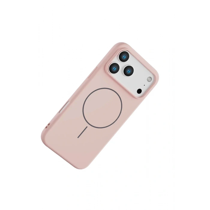 Apple iPhone 17 Pro Max Jully Magsafe Kapak - Pudra