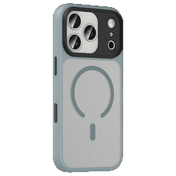 Apple iPhone 17 Pro Max Megane Magsafe Kapak - Titan Gri