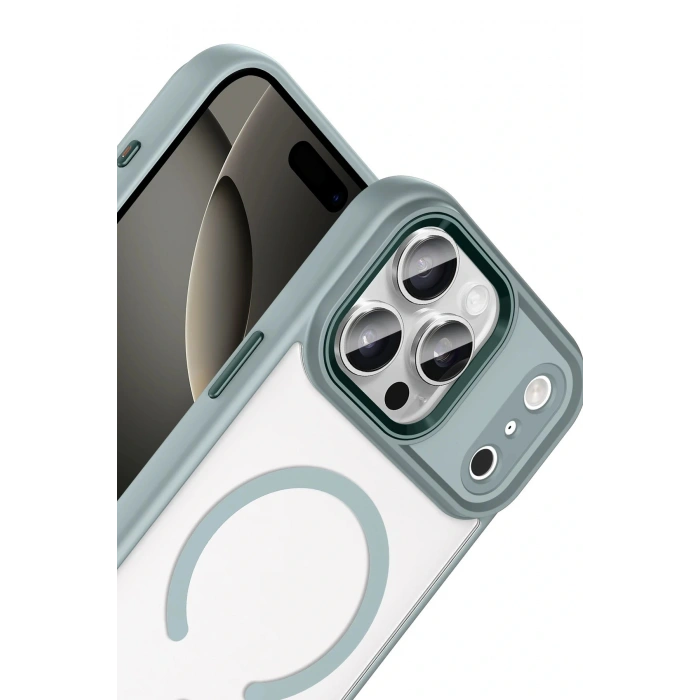 Apple iPhone 17 Pro Max Terea Magsafe Kapak - Gri