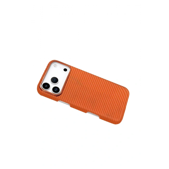 Apple iPhone 17 Pro Max Vega Magsafe Kapak - Turuncu