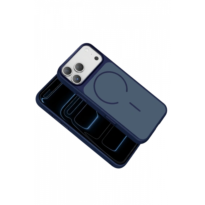 Apple iPhone 17 Pro Rush Magsafe Kapak - Mavi