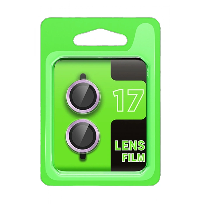 Apple iPhone 17 Raze Metal Kamera Lens - Açık Mor