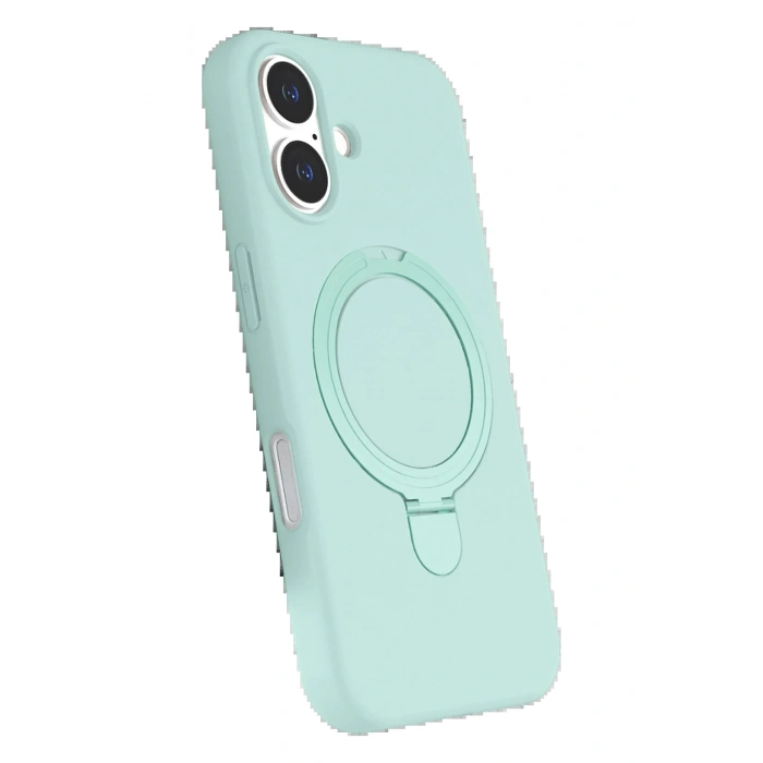 Apple iPhone 17 Regal Magsafe Standlı Kapak - Su Yeşili