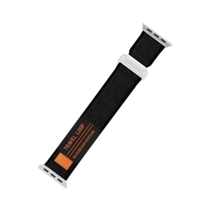 Apple Watch 38mm Alice Kumaş Kordon - Siyah