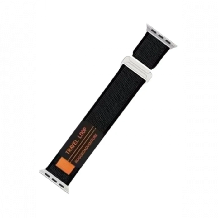 Apple Watch 38mm Alice Kumaş Kordon - Siyah