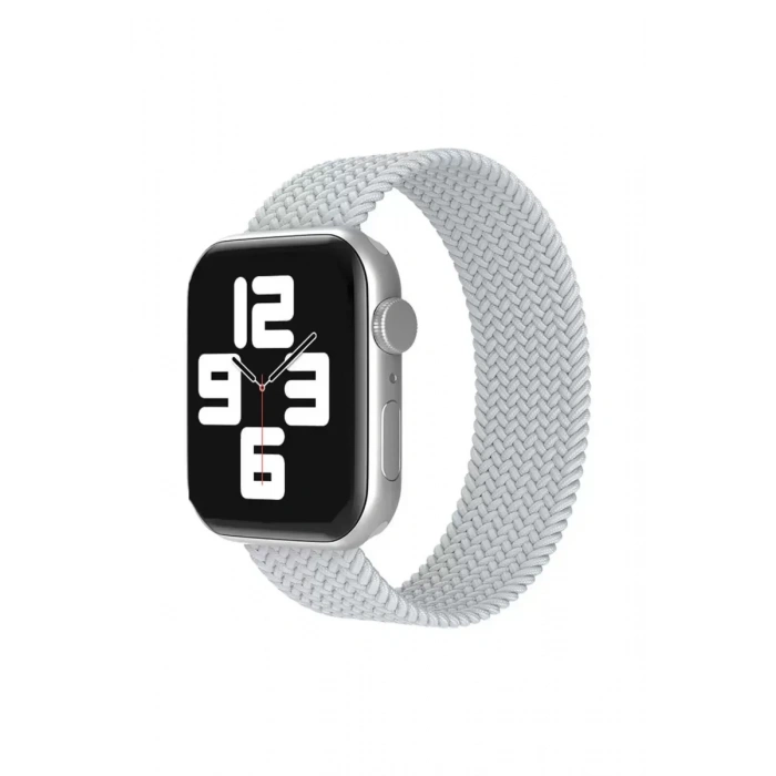 Apple Watch 38mm Ayarlı Solo Silikon Kordon - Beyaz