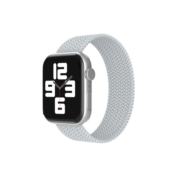 Apple Watch 38mm Ayarlı Solo Silikon Kordon - Beyaz