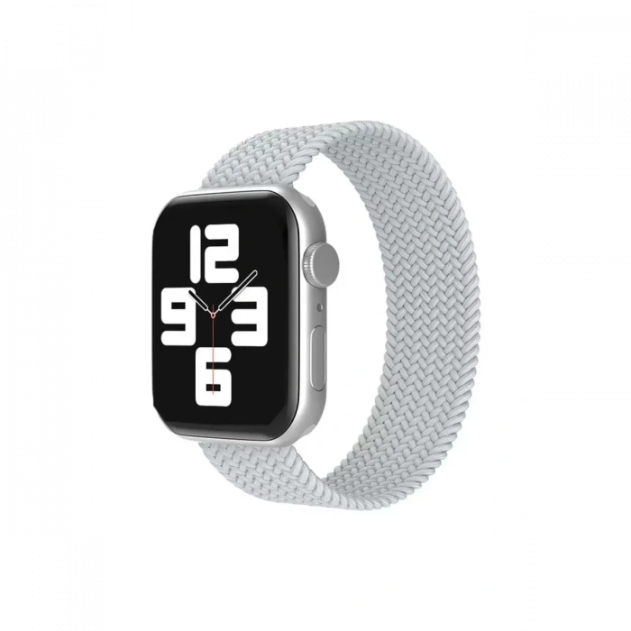 Apple Watch 38mm Ayarlı Solo Silikon Kordon - Beyaz