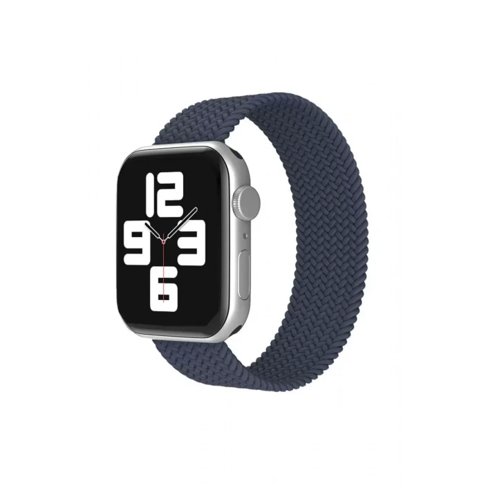 Apple Watch 38mm Ayarlı Solo Silikon Kordon - Lacivert
