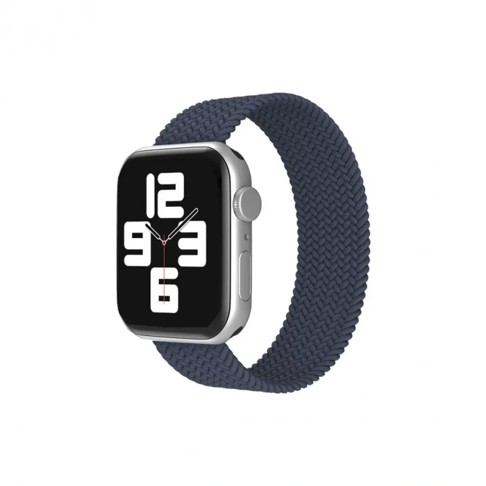 Apple Watch 38mm Ayarlı Solo Silikon Kordon - Lacivert