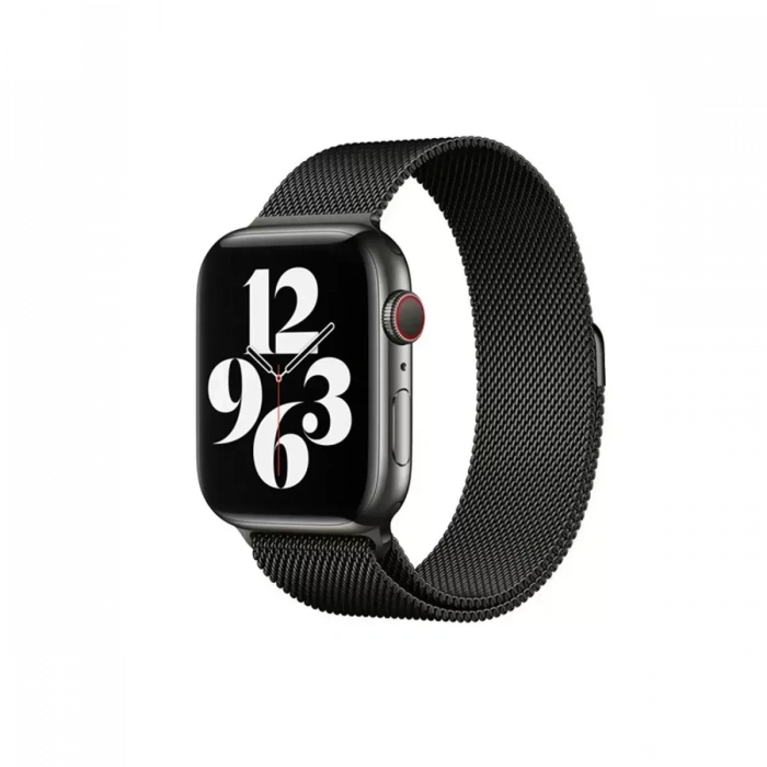 Apple Watch 38mm Metal Mıknatıslı Kordon - Siyah
