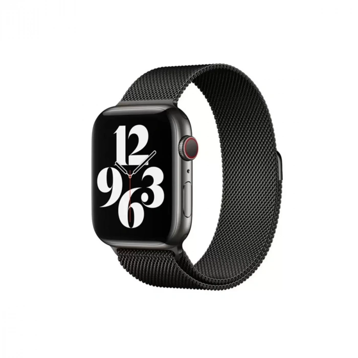 Apple Watch 38mm Metal Mıknatıslı Kordon - Siyah