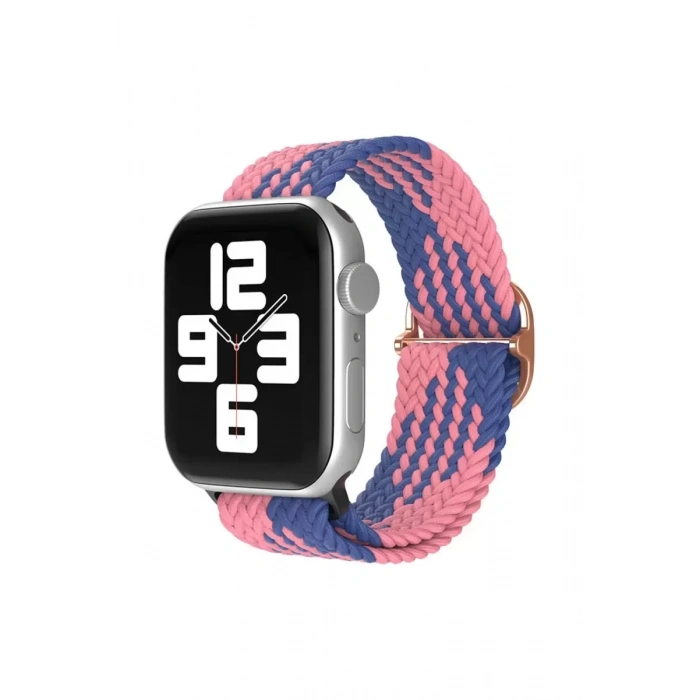 Apple Watch 38mm Star Kordon - Pembe-Mavi