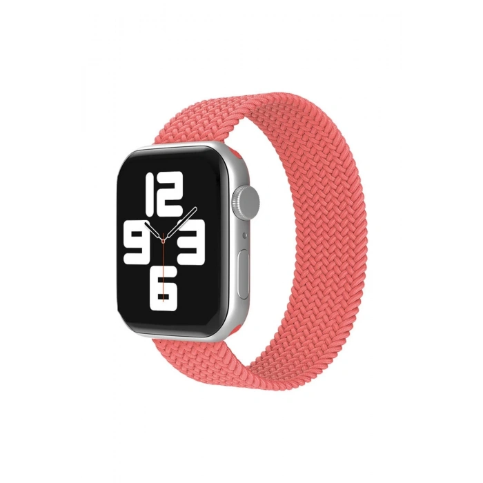 Apple Watch 42mm Ayarlı Solo Silikon Kordon - Pembe