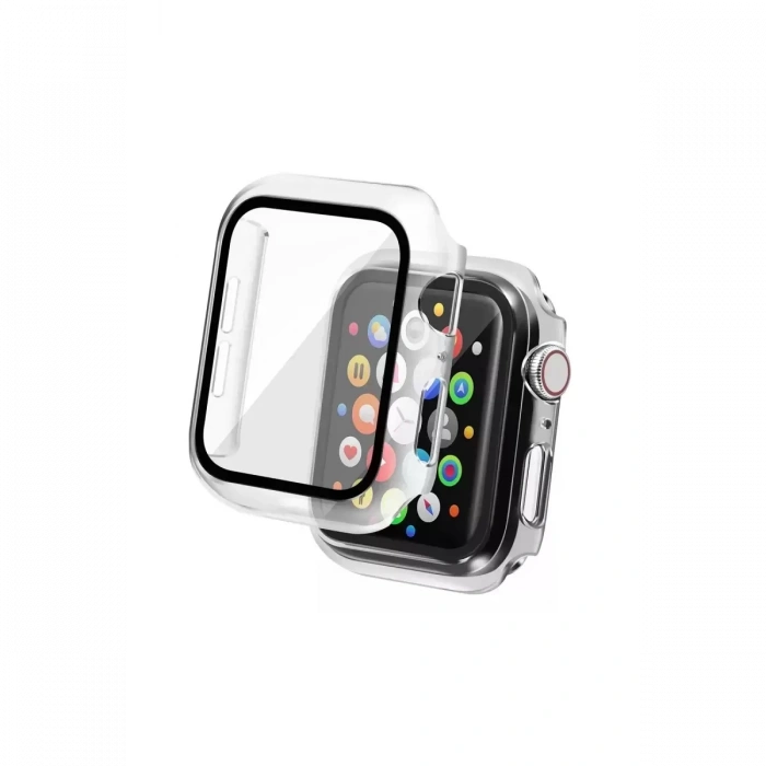 Apple Watch 42mm Camlı Kasa Ekran Koruyucu - Şeffaf