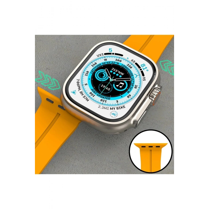 Apple Watch 42mm KR412 Elegance Stylısh Kordon - Lila