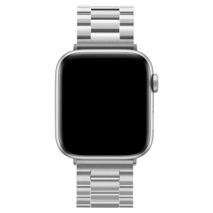 Apple Watch 42mm Metal Baklalı Kordon - Gümüş