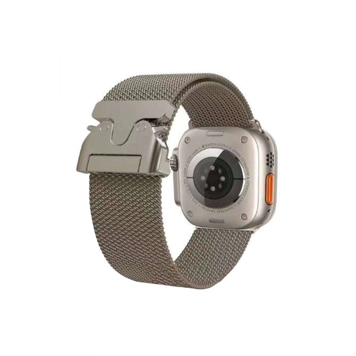 Apple Watch 42mm Milano Metal Kordon - Desert